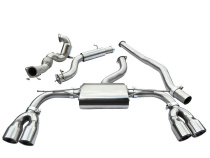 Audi S3 (8V) (5-dörrars) Quattro 13- Turboback-sportavgassystem (Med Sportkatalysator & Ljuddämpare) Cobra Sport